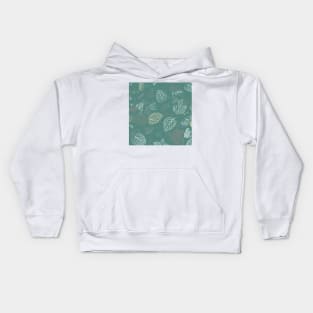 Autumn, Leaves Pattern 10 Kids Hoodie